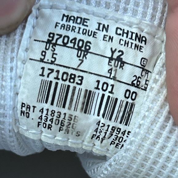 VTG Nike Air Max White Leather 970406-101 Womens Basketball Sneakers Shoes High - Picture 5 of 7